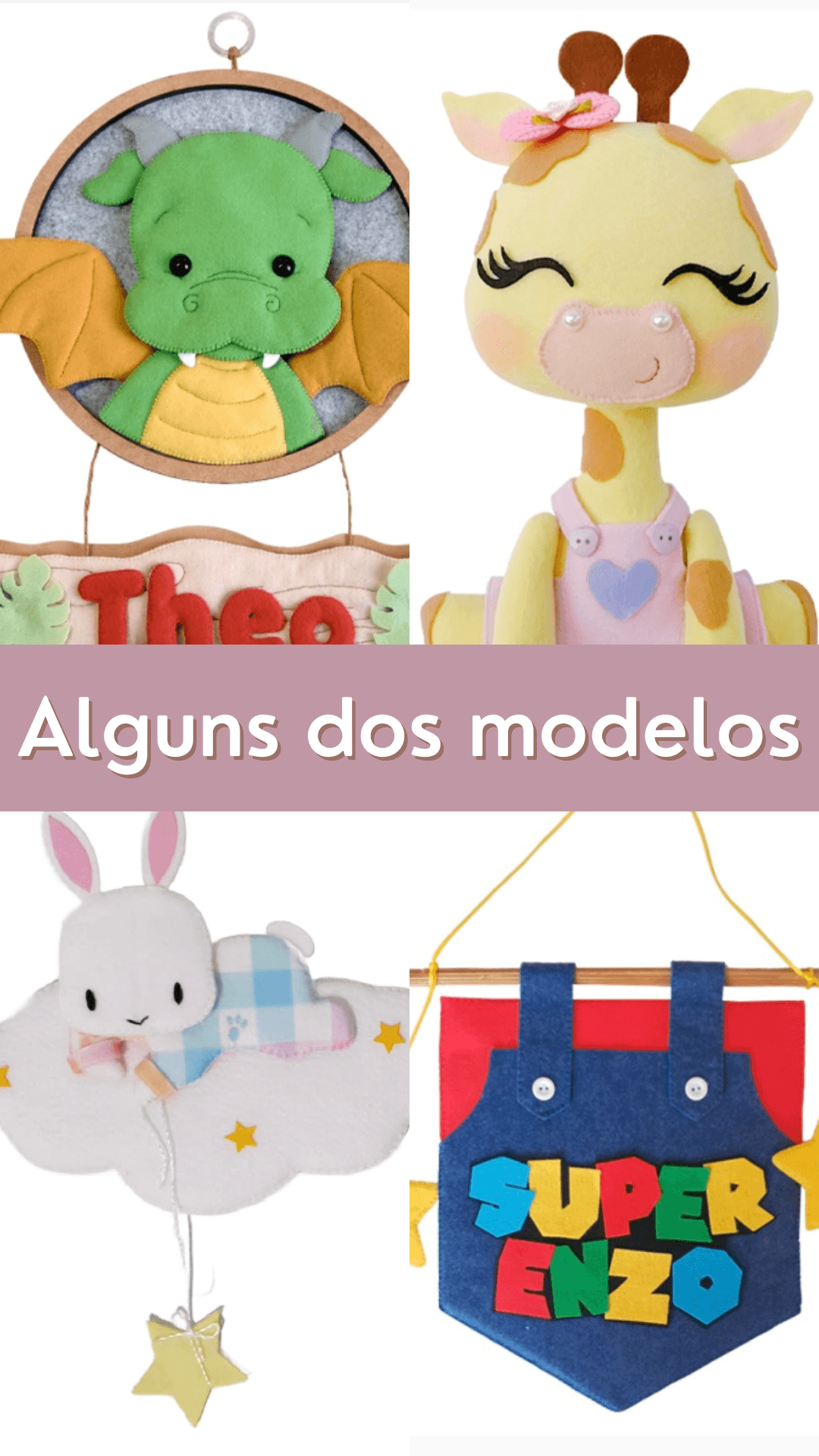 Moldes Feltro Maternidade