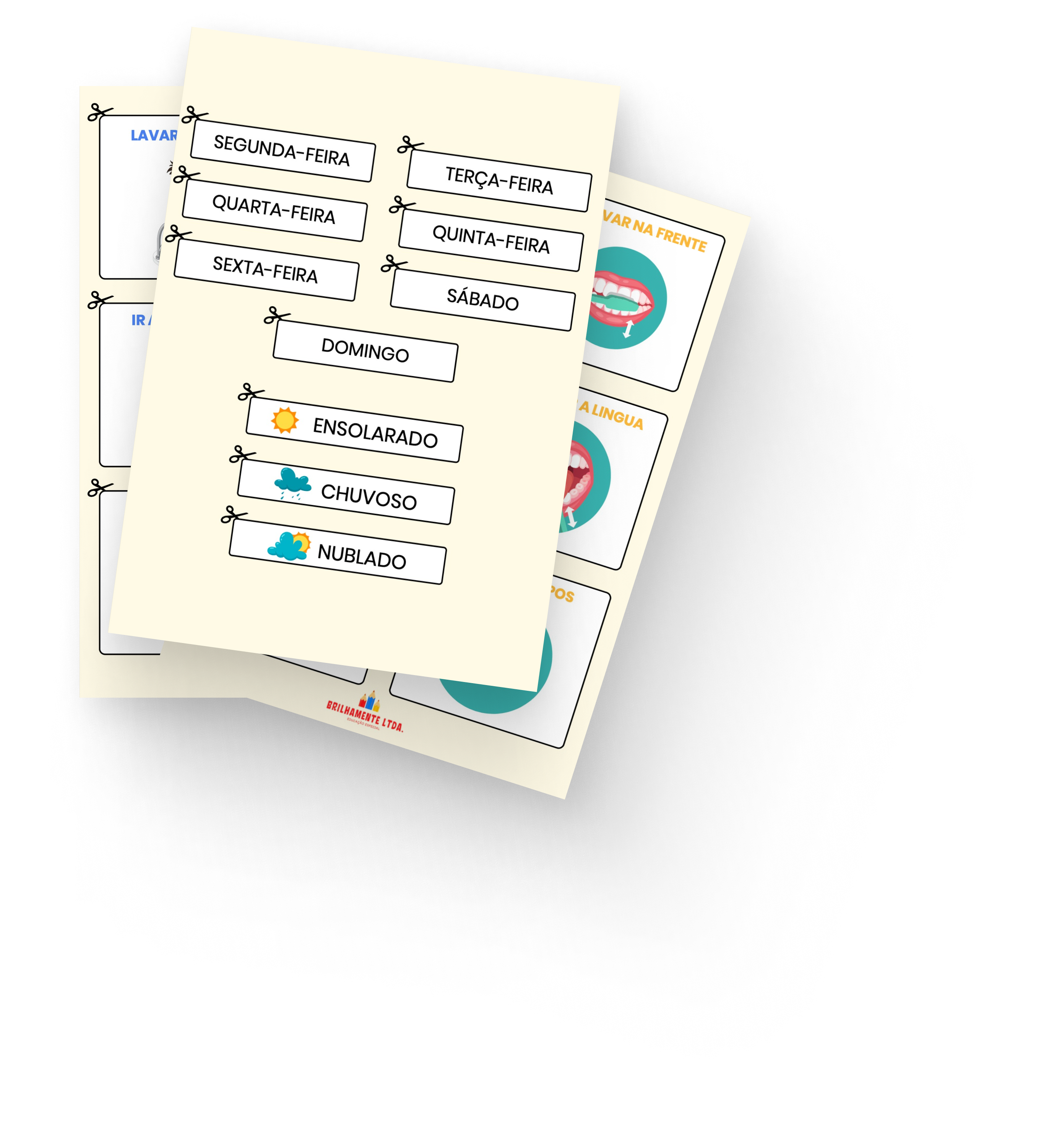 Cartões de Rotina Capa